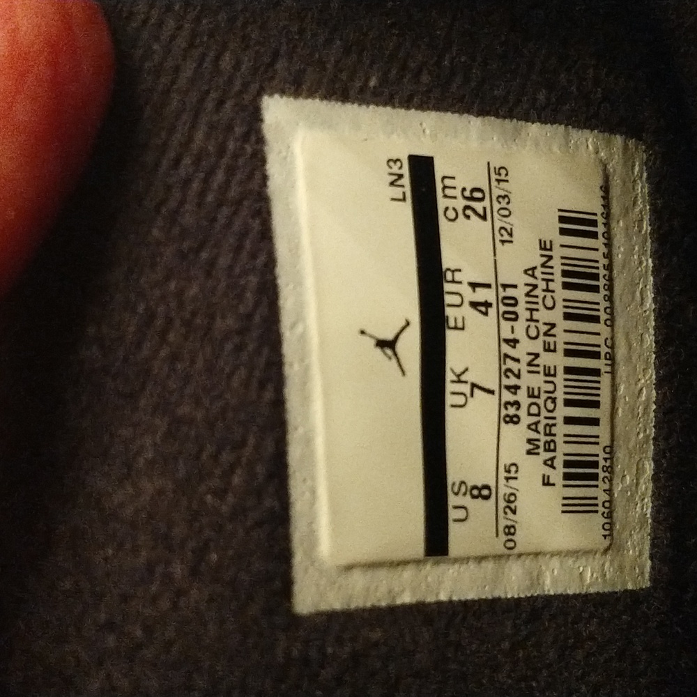 Air Jordan 2 Retro Black/Varsity Red (2016) - Picture 11 of 14